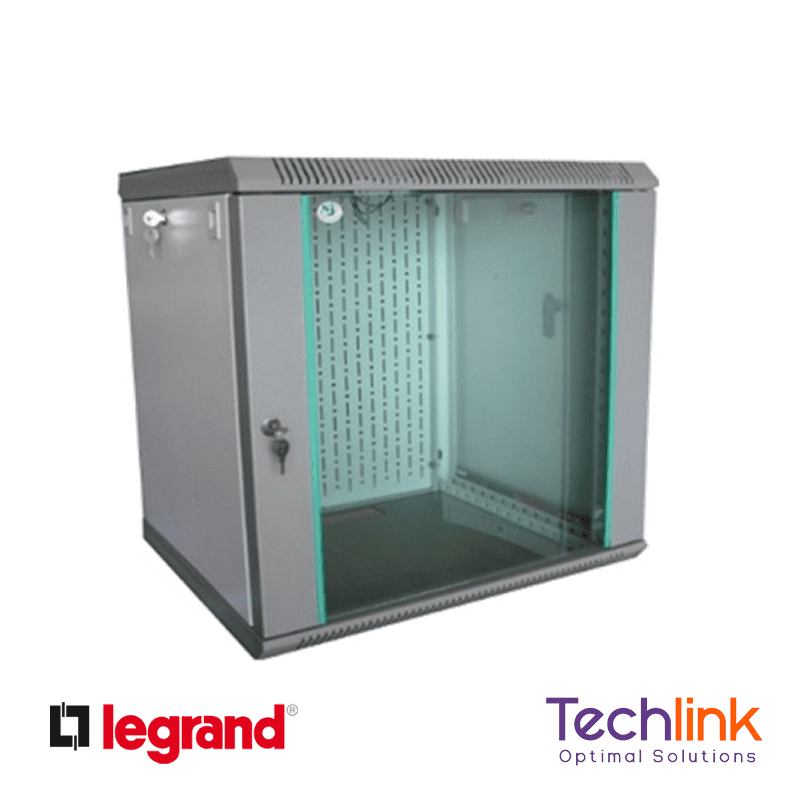 Tủ Rack 15U treo tường EZRAK cửa kính cường lực