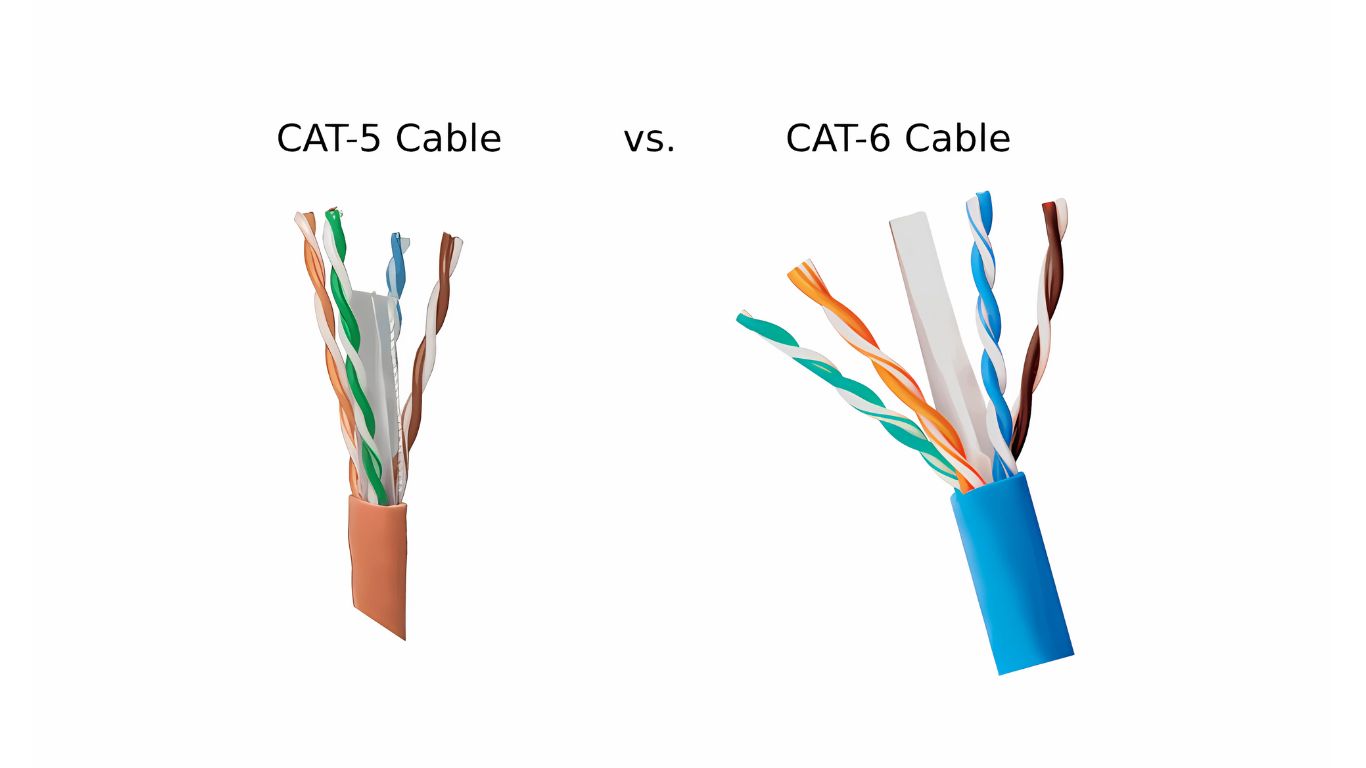 Cáp mạng Cat5e và Cáp mạng Cat6