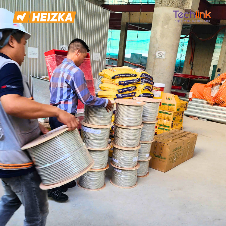 Cáp điều khiển chống nhiễu Heizka 14AWG cuộn 305m 