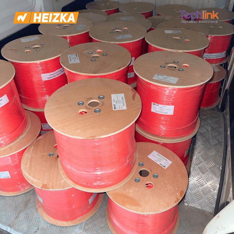 Cáp tín hiệu chống cháy 18AWG Heizka 2x1.0mm LSZH, HER10U2LZ