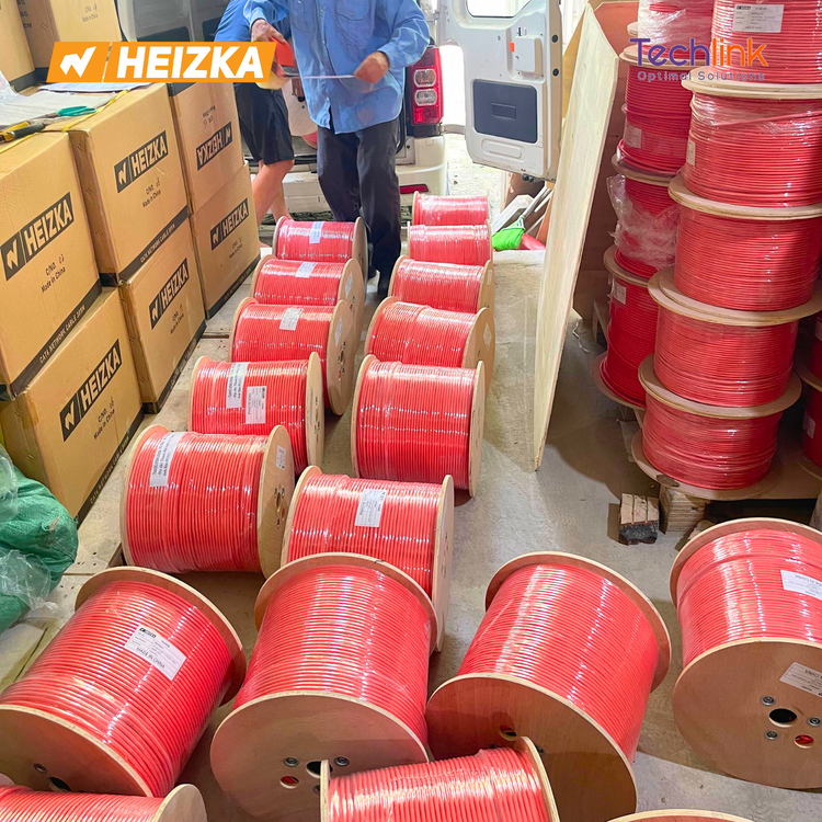 Cáp tín hiệu chống cháy 18AWG Heizka 2x1.0mm LSZH, HER10U2LZ