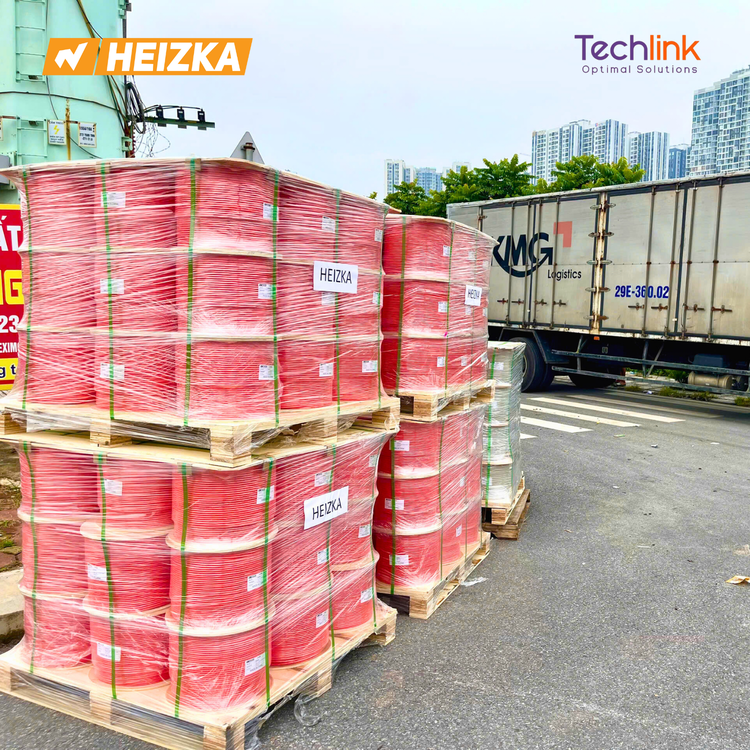 Cáp tín hiệu chống cháy 18AWG Heizka 2x1.0mm LSZH, HER10U2LZ