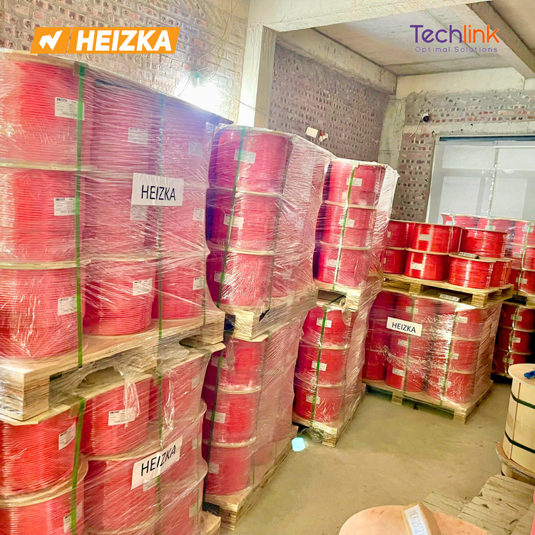 Cáp điều khiển chống nhiễu chống cháy 18AWG Heizka 2x1.0mm