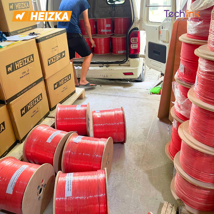 Cáp điều khiển chống nhiễu chống cháy 18AWG Heizka 2x1.0mm