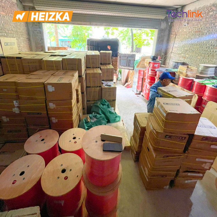 Cáp điều khiển Heizka chống cháy, chống nhiễu tại Techlink